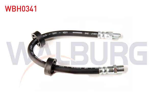 WALBURG WBH0341 | Fren Hortumu Ön Sol-Sağ 310mm Seat Toledo I (1L) 1991-1999 / Volkswagen Golf I (17) 1974-1985 / Volkswagen Golf II (19E,1G1) 1983-1992 / Volkswagen Passat (32B) 1980-1988 | 2 Adet
