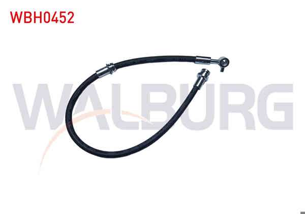 WALBURG WBH0452 | Fren Hortumu Ön Sol 600mm Nissan Qashqai (J10) 2007-2014 / Nissan Qashqai (J11) 2014-/ Nissan Qashqai + 2 (J10) 2007-2014 | 2 Adet