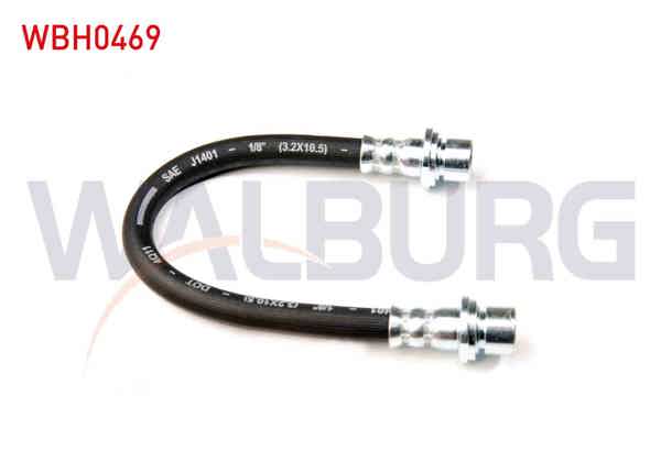 WALBURG WBH0469 | Fren Hortumu Arka Sol-Sağ 200mm Chevrolet Spark (M200) 2005-2010 / Daewoo Matız (Klya) 1998-2005 / Chevrolet Spark (M300) 2010-2014 | 2 Adet