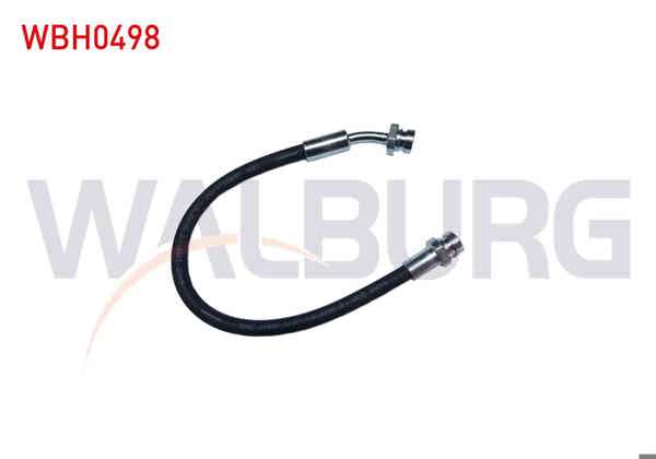 WALBURG WBH0498 | Fren Hortumu Arka Sol 370mm Ikı Boru Arası Hyundai i20 (Pb, Pbt) 2008-2012 | 2 Adet