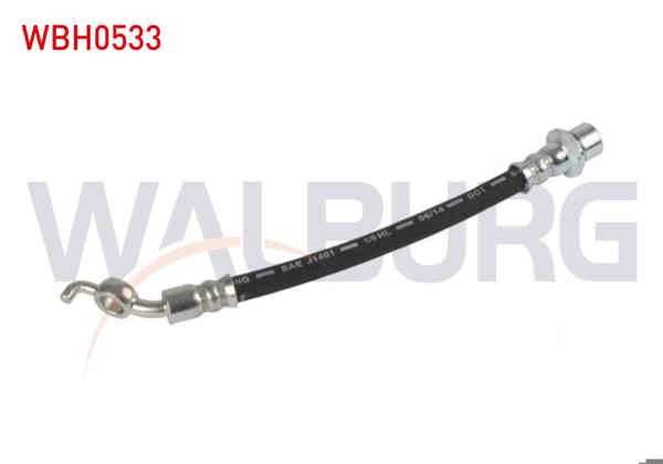 WALBURG WBH0533 | Fren Hortumu Arka Sol-Sağ 180mm Toyota Auris (Zre15) 2007-2012 | 2 Adet