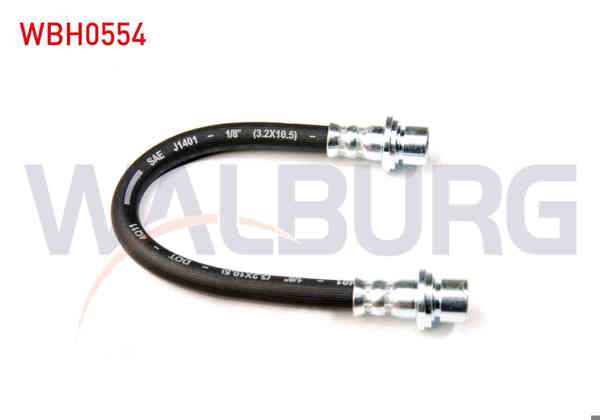 WALBURG WBH0554 | Fren Hortumu Arka Sol-Sağ 220mm Citroen C1 (Pm_, Pn_) 2005-2015 / Peugeot 107 2005-/ Toyota Aygo (Wnb1,Kgb1) 2005-2014 | 2 Adet