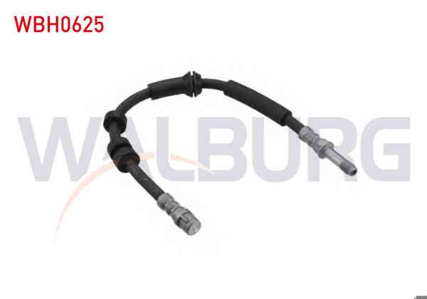 WALBURG WBH0628 | Fren Hortumu Arka Sol-Sağ 580mm Peugeot 407 (6D) 2004-2011 | 2 Adet