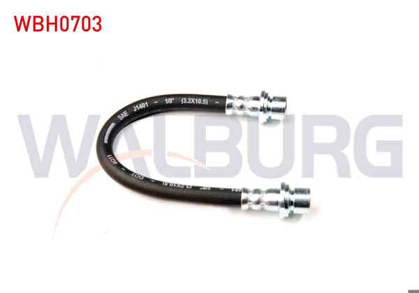 WALBURG WBH0703 | Fren Hortumu Arka Sol-Sağ 205mm 4X2 Toyota Hiace IV 1996-| 2 Adet