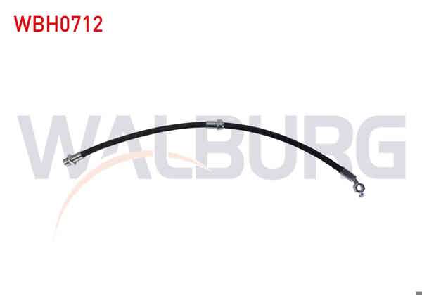WALBURG WBH0712 | Fren Hortumu Ön Sağ 525mm Nissan Micra IV (K13) 2010-| 2 Adet