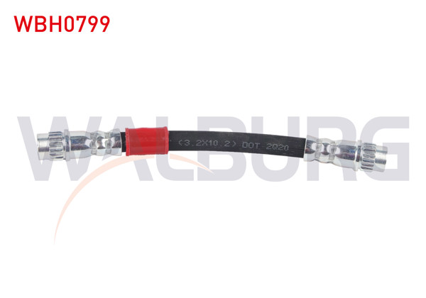 WALBURG WBH0799 | Fren Hortumu Arka Dış Sol-Sağ 125mm Renault Megane IV 1.5 DCI-1.6İ-1.2 TCE 2016-/ Talisman 1.6 DCI 2015-/ Scenic IV 1.6 DCI 2015-| 2 Adet