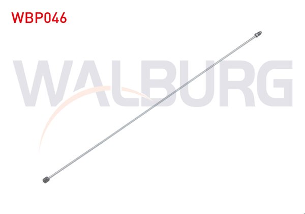 WALBURG WBP046 | Fren Borusu Sol (Ana Merkez On Dısı Ek Arası) 91Cm Kangoo | 5 Adet