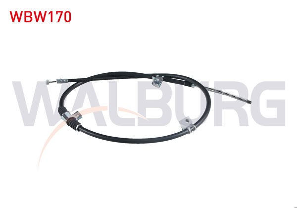 WALBURG WBW170 | El Fren Teli Arka Sol Dısklı Citroen C-Crosser (Ep) / Mitsubishi Outlander II (Cww) 2.0Dı-D / Peugeot 4007 2.2Hdı 2007 -
