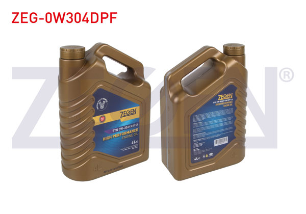 ZEGEN ZEG-0W304DPF | Motor Yagı 0W30 Partiküllü 4 Lt Apı Sn Dpf C3 | 4 Adet