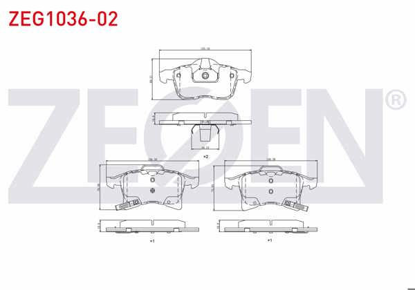 ZEGEN ZEG1036-02 | Fren Balata Ön Ikazlı Astra H 1.3 CDTI 2004-2010 / Zafira B 1.6 2005-2011 / Combo C 1.3 CDTI 2001-2006 / Meriva A 1.3 CDTI 2003-2010 / Opel Corsa E 1.4 2014-/ Corsa E 1.2 2014-/ Meriva B 1.4 2010 -