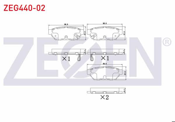 ZEGEN ZEG440-02 | Fren Balata Arka Ikazlı Mitsubishi Carisma (Da) 1.8 GDI 1995-2006 / Carisma (Da) 1.9 Dıd 1995-2006 / Carisma (Da) 1.9 TD 1995-2006 / Colt IV (Ca_A) 1.6 Glxı 1992-1996 / Carisma (Da) 1.6 1995-2006