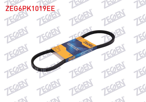 ZEGEN ZEG6PK1019EE | Kanallı V Kayışı 6Pk1019 (Elastık) Ford Fiesta-Fusion 1.4, 1.6 Benzinli 2002 -