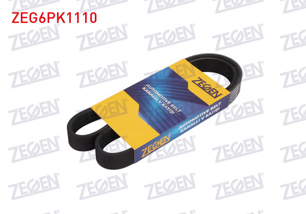 ZEGEN ZEG6PK1110 | Kanallı V Kayışı 6Pk1110 Audi-Citroen-Fiat-Honda-Isuzu-Lada-Nissan-Peugeot-Seat-Skoda-Suzuki-VW