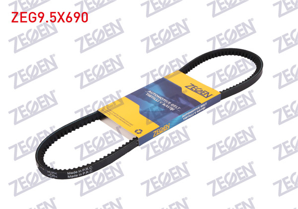 ZEGEN ZEG9.5X690 | Tırtıllı V Kayışı Fiat Albea / Palio / Punto / Tempra / Renault Clio I / Tempra / R19 1.4-1.6 (9.5X690)