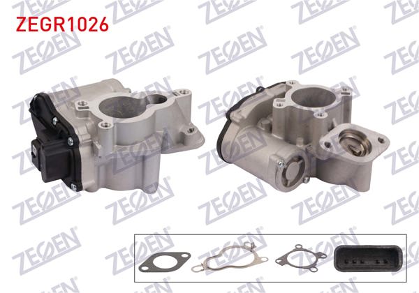 ZEGEN ZEGR1026 | EGR Valfi Renault Traffic II (Fl) 2.0 DCI / Laguna III 2.0 DCI 2007-/ Koleos 2.0 DCI 2008-2014 / Vivaro 2.0 CDTI 2006-2014 / (M9r782-M9r630-M9r692-M9r780-M9r86)