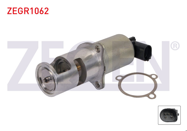 ZEGEN ZEGR1062 | EGR Valfi 5 Pin Dacia Solenza (B41_) 1.9 D (F8q 636) 2003-/ Mitsubishi Carisma 1.9 Dı-D (F9q1) 2000-2006 / Kangoo 1.9 DCI (F9q 790) 2003-/ Traffic II 1.9 DCI (F9q 760) 2001 -