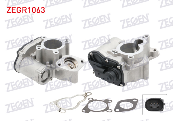 ZEGEN ZEGR1063 | EGR Valfi 5 Pin Nissan Prımastar (X83) DCI 120 (M9r 692, M9r 786, M9r 780, M9r 630) 2006-/ X-Traıl (T31) 2.0 DCI (M9r) 07-13 / Laguna II 2.0 DCI (M9r 760) 06-07