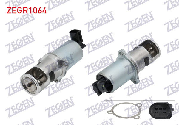ZEGEN ZEGR1064 | EGR Valfi 5 Pin Nissan Primera (P12) 1.9 DCI (F9q) 2002-2007 / Megane II 1.9 DCI (F9q 800) 2002-2008