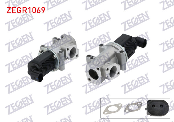 ZEGEN ZEGR1069 | EGR Valfi 2 Pin Alfa Romeo 159 (939_) 1.9 Jtdm 8V (939 A1.000) 2005-2011 / Opel Vectra C 1.9 CDTI (Z 19 Dt) 2004-2009 / Zafira / Zafira Famıly B 1.9 CDTI (Z 19 Dtl) 2005-2010