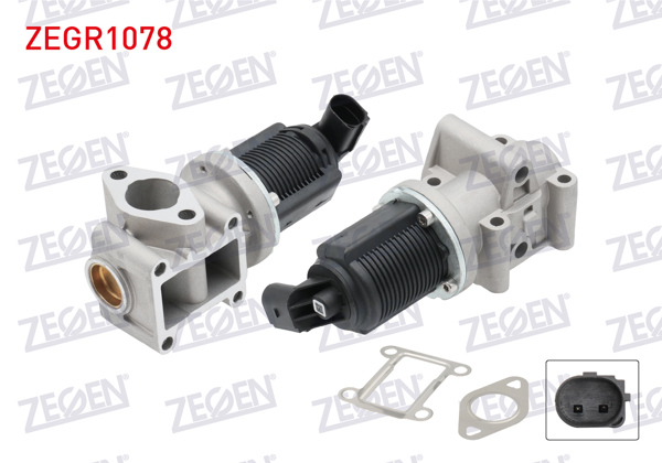ZEGEN ZEGR1078 | EGR Valfi 2 Pin 1.9 JTD- CDTI Opel Astra H (Z 19 Dt) 2004-2010 / Vectra C (Z 19 Dt) 2004-2009 / Alfa Romeo 156 (192 B1.000) 2002-2004 / Fiat Bravo II (937 A5.000) 2007-2014