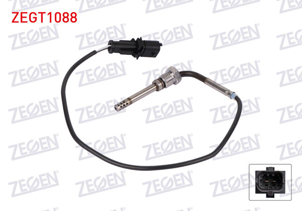 ZEGEN ZEGT1088 | Egzoz Sıcaklık Sensörü (Egt) Fiat Grande Punto (199_) 1.6 D Multijet 2008-/ Punto Evo (199_) 1.3 D Multijet 2008-2012 / Alfa Romeo Mıto (955_) 1.6 Jtdm 2008 -
