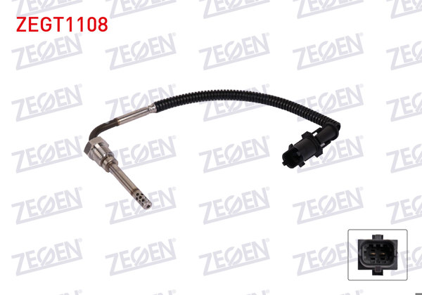 ZEGEN ZEGT1108 | Egzoz Sıcaklık Sensörü (Egt) Fiat Idea 1.3 D Multijet 2008-2012 / Linea 1.3 D Multijet 2009 -