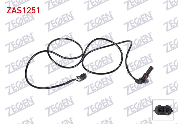 ZEGEN ZAS1251 | ABS Sensörü Arka Sağ Mitsubishi Canter Fuso Fe 853E 2010-2012