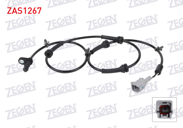 ZEGEN ZAS1267 | ABS Sensörü Arka Sol-Sağ Nissan Qashqai 2007-2014 (4X4 Araclar İçin)