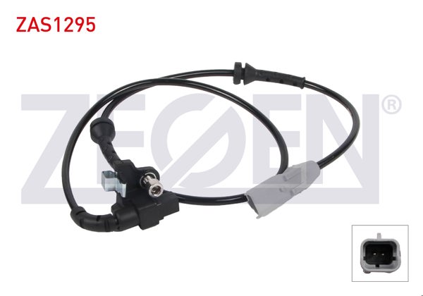 ZEGEN ZAS1295 | ABS Sensörü Arka Sol-Sağ Peugeot 307 00-12 / 308 08-14 / C4 I II 04-11 / Ds4 15-18