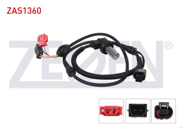 ZEGEN ZAS1360 | ABS Sensörü Ön Sol-Sağ VW Passat B5 96-00 / Audi A4 B5 94-01 / Skoda Superb I 01-08 (6Pın)