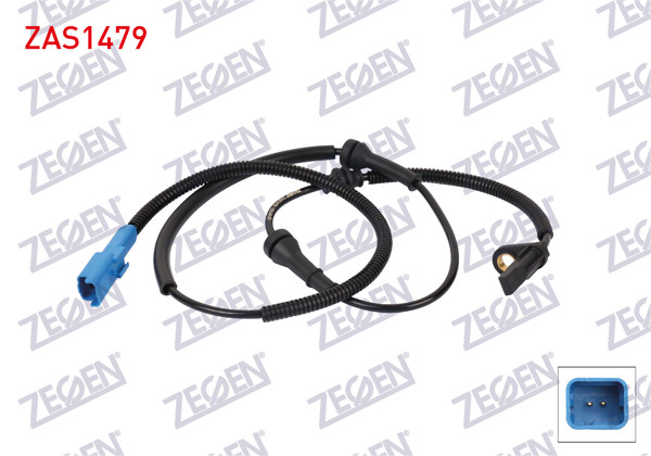 ZEGEN ZAS1479 | ABS Sensörü Ön Sol-Sağ Peugeot 208 12-19 / 2008 13-18 / 301 12-20 / C-Elysee 12-/ C3 15 -