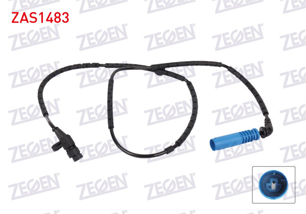 ZEGEN ZAS1483 | ABS Sensörü Arka Sol-Sağ Land Rover Range Rover 2002-2012 (Mavi Soket)