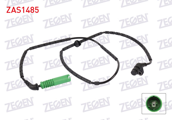 ZEGEN ZAS1485 | ABS Sensörü Arka Sol-Sağ Land Rover Range Rover III 2005-2012 (Yesıl Soket)