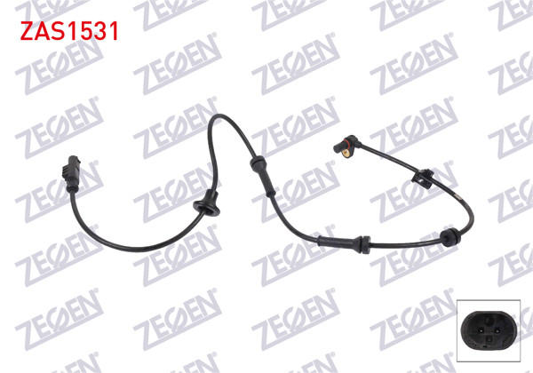 ZEGEN ZAS1531 | ABS Sensörü Arka Sol-Sağ Citroen C1 05-15 / Peugeot 107 05-14