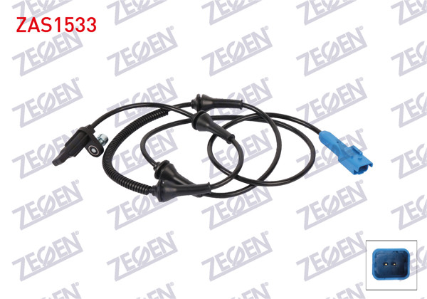 ZEGEN ZAS1533 | ABS Sensörü Ön Sol-Sağ Citroen C5 08-15 / Peugeot 407 04-10