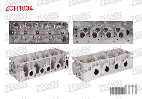 ZEGEN ZCH1034 | Silindir Kapağı (Yan Kanal) (Plastik Manifold Uyumlu) Renault Kangoo / R19 1.4 8V (E7j) / Clio II 1.4 8V (E7j) 1998-2008