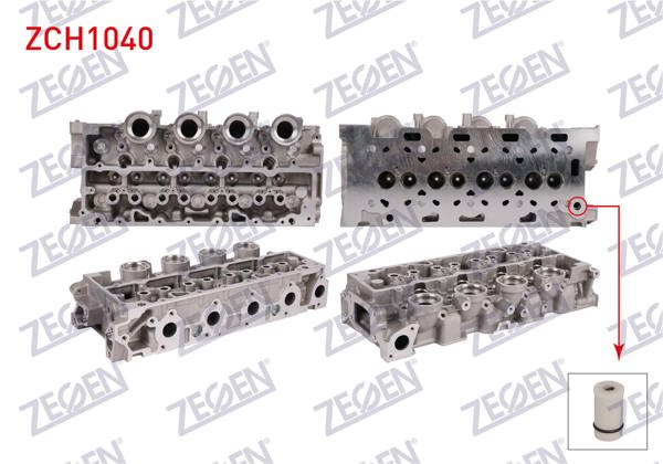 ZEGEN ZCH1040 | Silindir Kapağı (Orjınal Tazyık Valflı) Euro 4 Citroen C2 2003-2009 / C3 2002-2009 / Xsara 1997-2005 / Peugeot 206 1998-2006 / 207 2006-2012 / Ford Fiesta V 2001-2008 / 1.4 D (F6jb-Dv4)