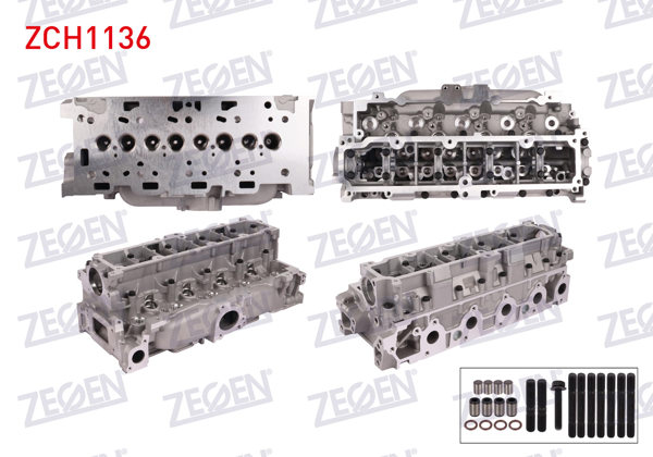 ZEGEN ZCH1136 | Silindir Kapağı Euro 5 Ford Focus III 11-15 / Mondeo IV 07-14 / Fiesta IV 10-17 / Partner / Rifter 207 / 208 / 301 / 308 18-/ Citroen Berlingo / C-Elysee / 1.5-1.6 TDCI, 1.4 (Dv4c-Dv6dted-Dv6c-Dv6fd)