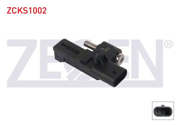 ZEGEN ZCKS1002 | Krank Devir Sensörü BMW 1 (F20) 12-15 / 3 (F30) 12-16 / Citroen Berlingo 09-/ C3 II 2009-/ C4 I 08-11 / C4 II 09-16 / C5 III 09-/ Peugeot 2008 16-/ 207 06-13 / 308 I-II 06-20 / 3008 10-16 / 5008 06-14