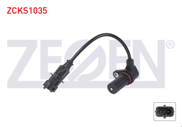 ZEGEN ZCKS1035 | Krank Devir Sensörü Kablolu 150 mm 2.3 D Fiat Ducato 2002-/ Daily III 2002-2006 / Daily IV 2006-2011 / Daily V 2011-2016 / Daily VI 2016 -