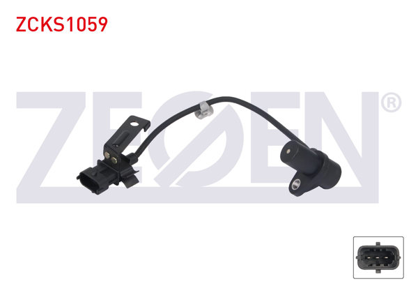 ZEGEN ZCKS1059 | Krank Devir Sensörü Kablolu Hyundai H-1 2.5 CRDI D4cb 2008 -