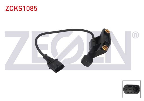 ZEGEN ZCKS1085 | Krank Devir Sensörü Kablolu 272 mm Opel Astra G 1.8 16V Z 18 Xe 2000-2005 / Astra H 1.8 Z 18 Xe 2004-2010 / Vectra B 1.8 I 16V Z 18 Xe 2000-2002 / Vectra C 1.8 Z 18 Xel 2002-2008