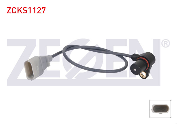 ZEGEN ZCKS1127 | Krank Devir Sensörü Kablolu 450 mm VW Passat B5 2.8 V6 1996-2000 / Audi A4 B5 2.4 Aga, Alf, Arj, Aps, Aml 1997-2000 / Tt 1.8 T Apx, Bam, Bea 1999-2006 / Leon 1.8 T Cupra Amk 2002-2006