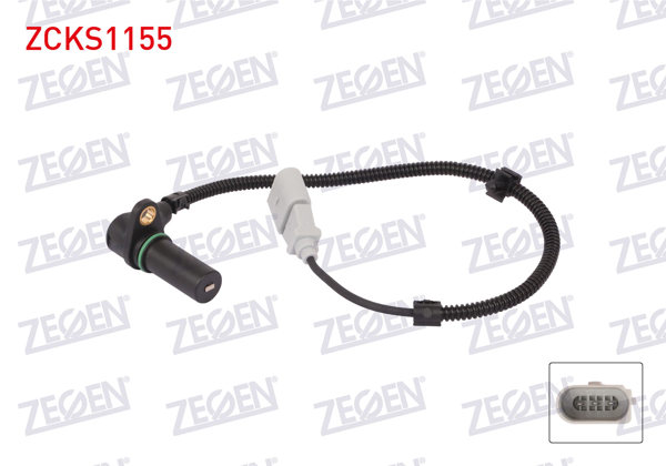 ZEGEN ZCKS1155 | Krank Devir Sensörü Kablolu 480 mm Volkswagen Transporter T5 2.5 TDI 2003-2009