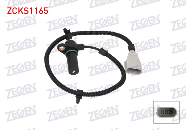 ZEGEN ZCKS1165 | Krank Devir Sensörü Volkswagen Polo 1.4 TDI 1999-2009 / Seat Ibiza 1.4 TDI 2002-2009 / Cordoba 1.4 TDI 2002-2009 / Skoda Fabia 1.4 TDI 2003-2010 / Roomstar 1.4 TDI 2007-2010