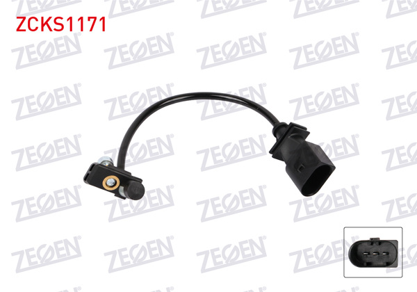 ZEGEN ZCKS1171 | Krank Devir Sensörü BMW (E46) 320D, 330Cd / (E90) 320D, 330D / (E60) 520D, 530D, 535D / (E65) 730D / E83 / X3 2.0D, 3.0D / E53 / X5 3.0D