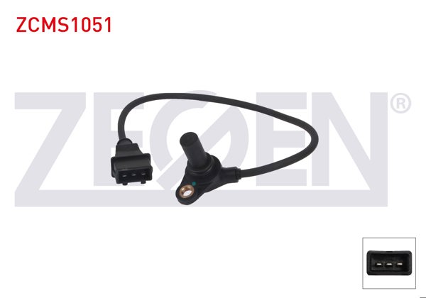 ZEGEN ZCMS1051 | Eksantrik Devir Sensörü Kablolu 380mm Skoda Octavia I 1.4 60Hp Amd 1999-2001