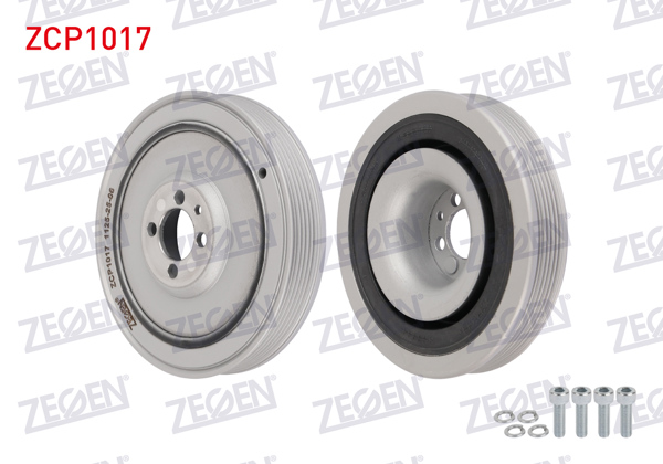 ZEGEN ZCP1017 | Krank Kasnağı Fiat Doblo 1.9 JTD 2001-2010 / G.Punto 1.9 Mjt 2005-2012 / Bravo II 1.6 Mjt 2006-/ Vectra C 1.9 CDTI 2002-2008 / Astra H 1.9 CDTI 2004-2010 / Combo D 1.6 CDTI 2012-/ X4 1.9 Ddıs 2006-2013