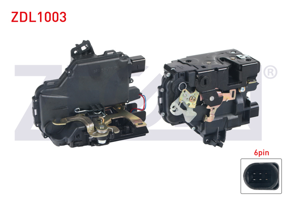 ZEGEN ZDL1003 | Kapı Kilidi Motorlu Sağ Arka 6 Pin Volkswagen Golf IV-Passat-Bora 1997-2005 / Seat Leon 1999-2006