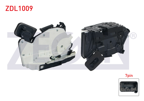 ZEGEN ZDL1009 | Kapı Kilidi Motorlu Sağ On 7 Pin VW Golf VI-VII-Jetta III-IV-Polo-Sharan-Touran-Passat-Amarok-Caddy IV 08-/ Skoda Octavia-Rapid-Yeti 09-/ Seat Ibiza V-Leon-Alhambra 08 -
